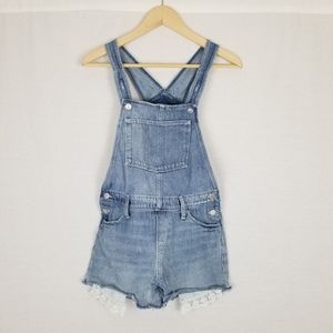 Old Navy light wash denim overalls